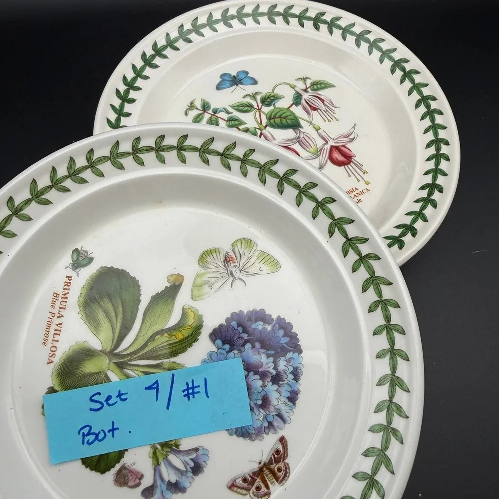 Portmeirion Botanic Garden Bread Plates 7.25